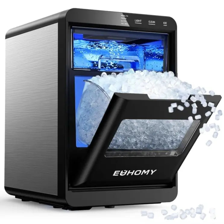 Nugget Ice Maker - 44Lbs/24H Self-Cleaning Machine