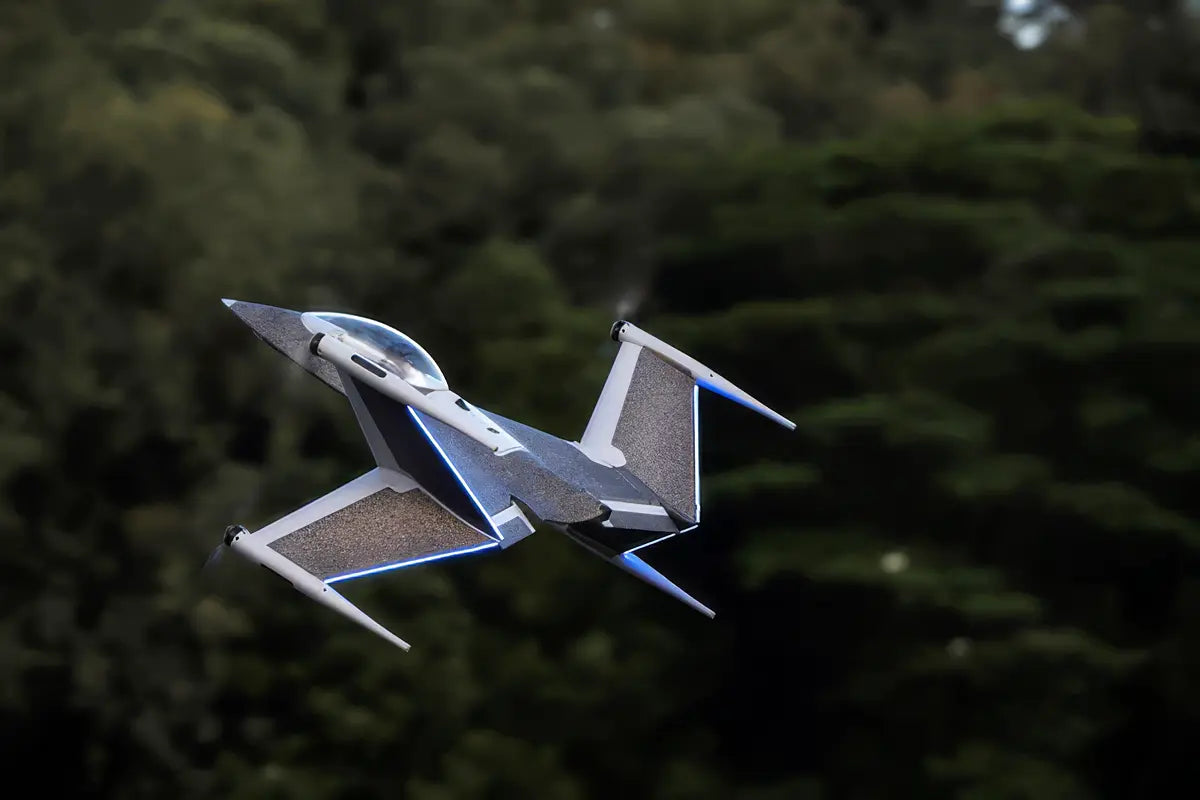 Flywing 1000mm XWing Fighter VTOL FPV with GPS and H-ACE Stabilized RTF RC Plane
