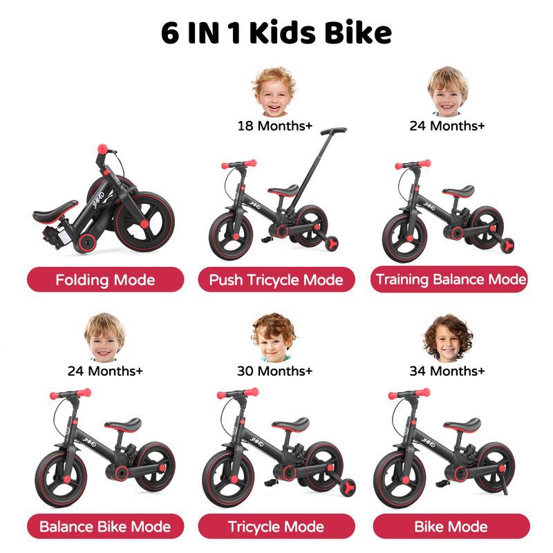 JMMD 6-in-1 Kids Bike