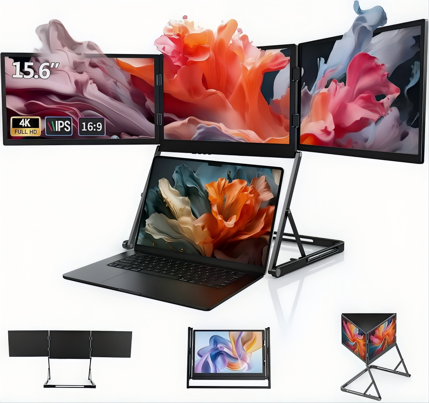 Laptop Screen Extender Monitor Portable（Compatible with 12"-18.5"  laptops）