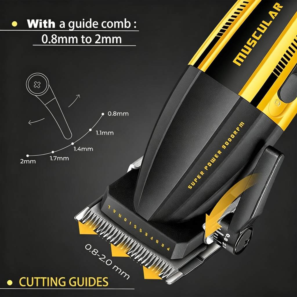 The Ultimate Professional Hair Cutting Set for Barbers & Home Use
