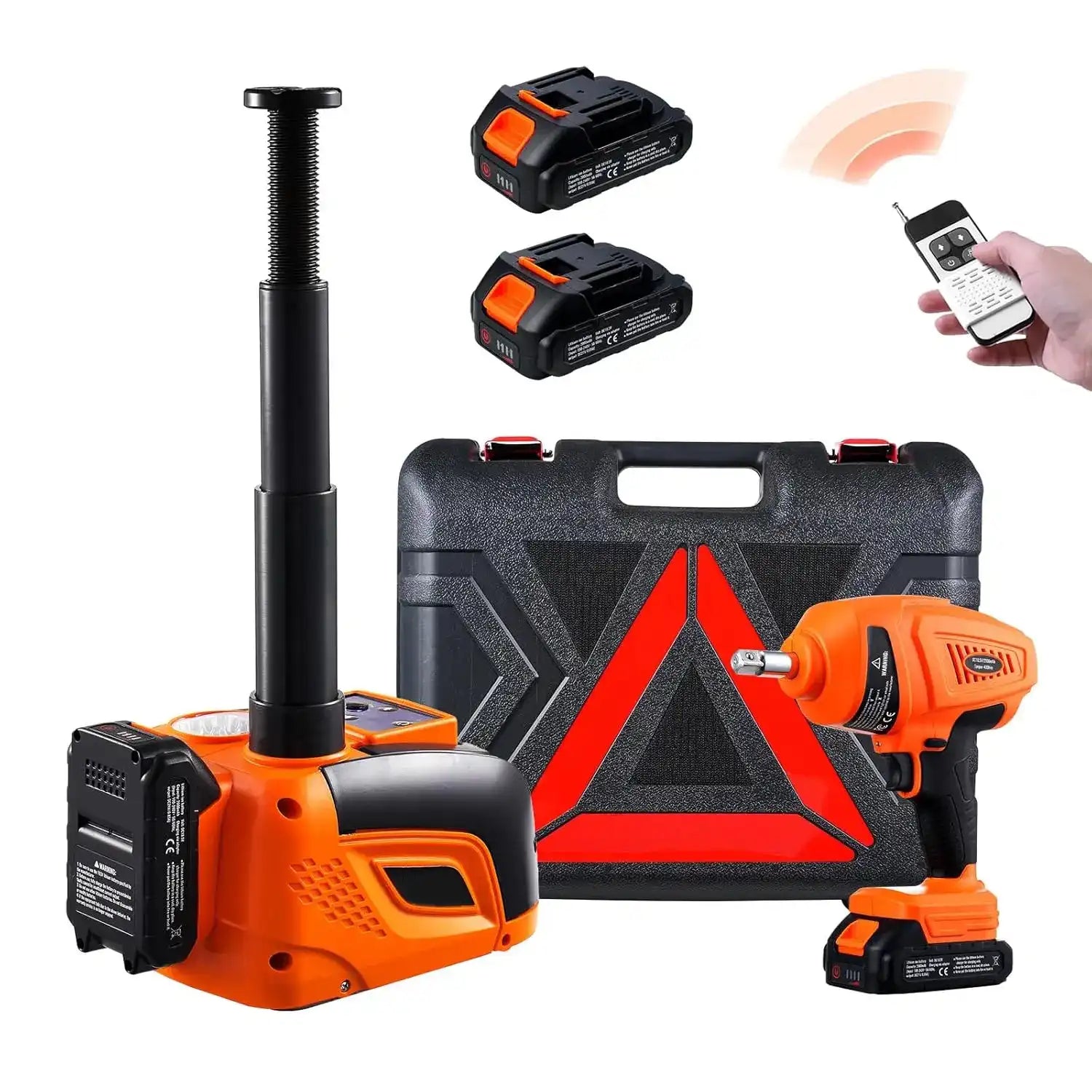 Wireless electric hydraulic jacks