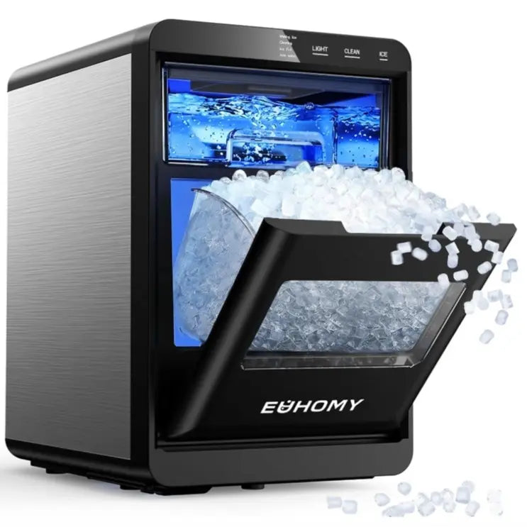 Nugget Ice Maker - 44Lbs/24H Self-Cleaning Machine