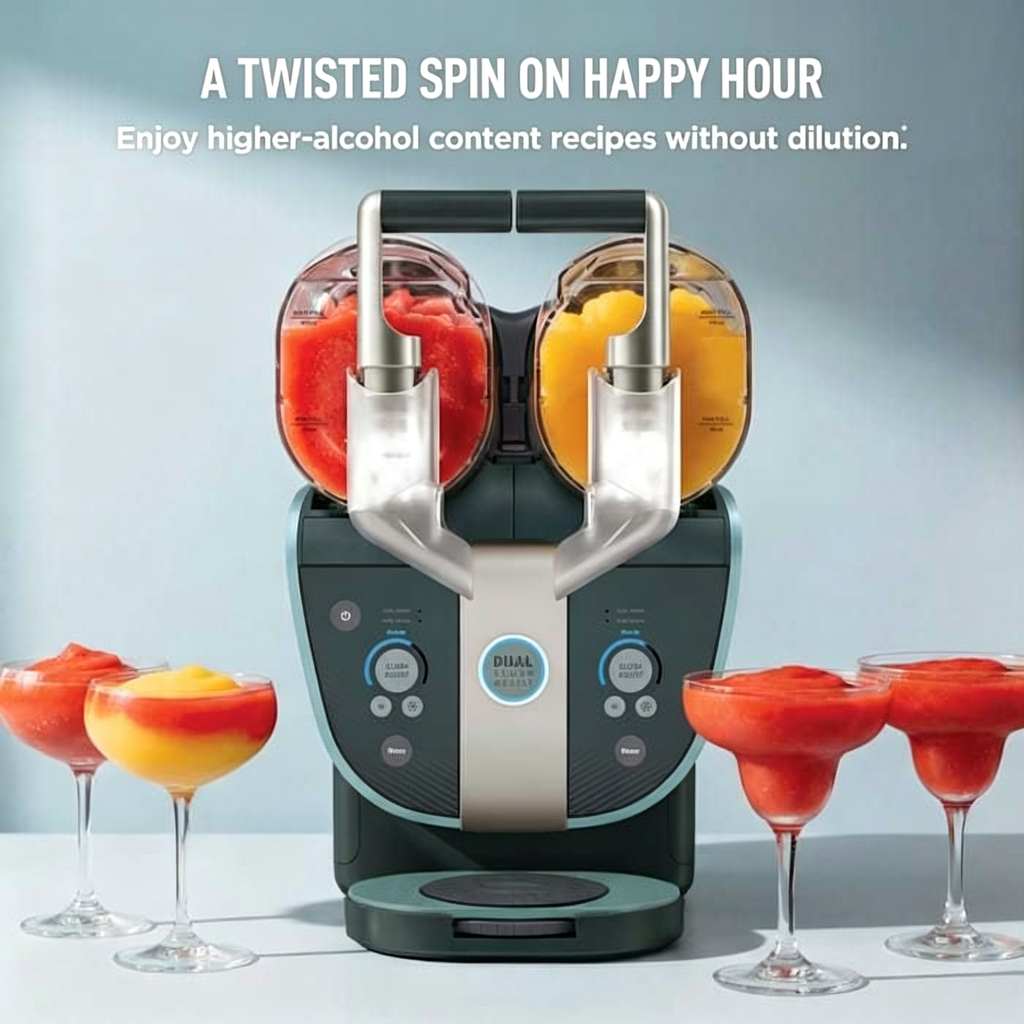 The SLUSHi Twist smoothie maker can make more than 10 smoothies.