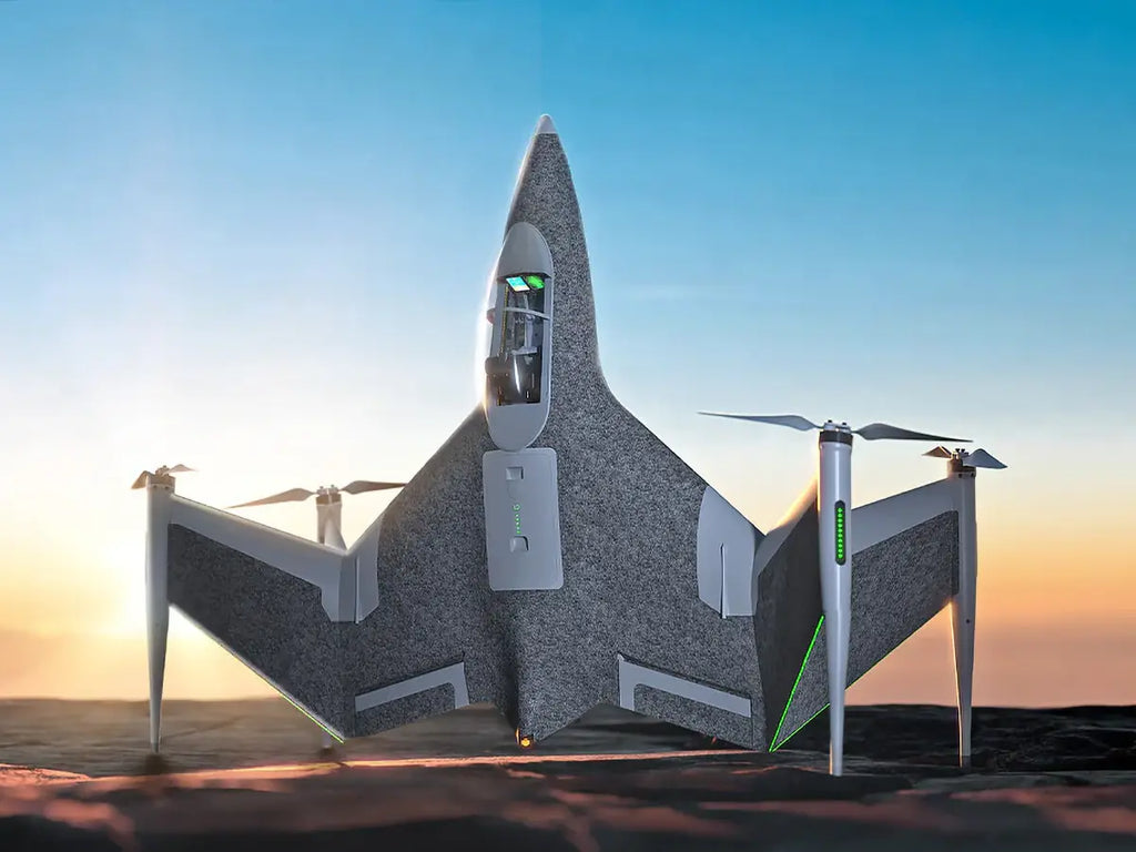 Flywing 1000mm XWing Fighter VTOL FPV with GPS and H-ACE Stabilized RTF RC Plane