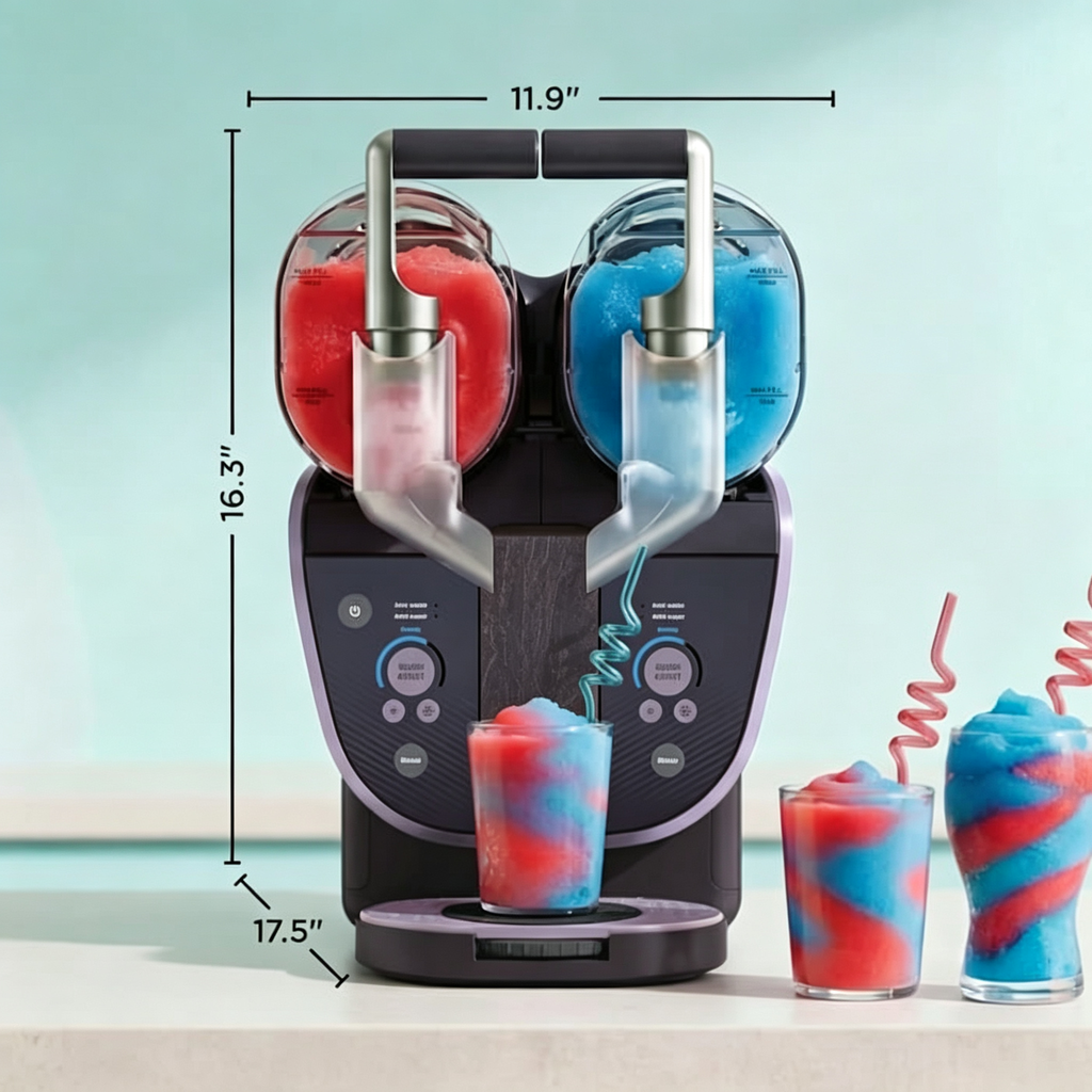 The SLUSHi Twist smoothie maker can make more than 10 smoothies.