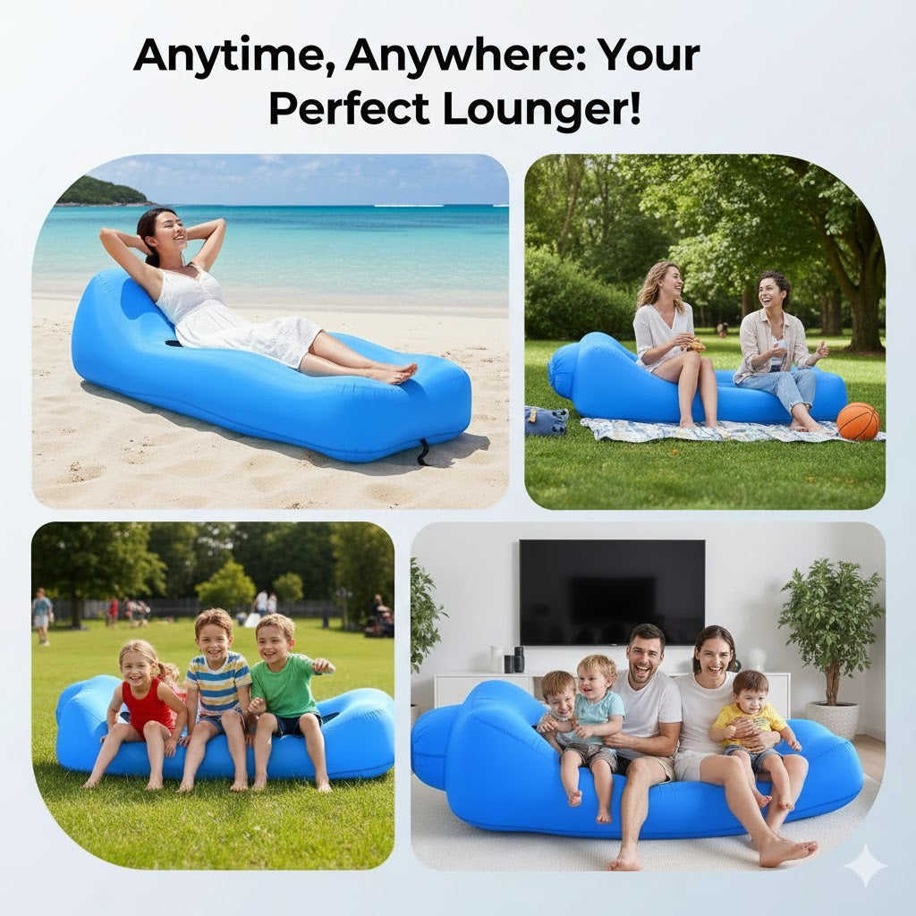 Pump-Free Inflatable Lounger