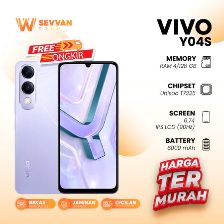 Handphone Vivo Y04s Ram 4 128 GB