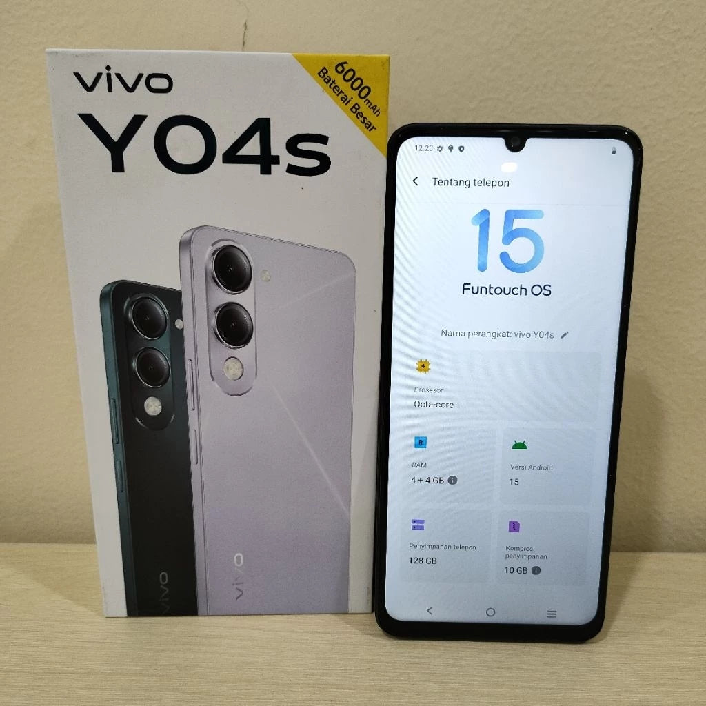 Handphone Vivo Y04s Ram 4 128 GB