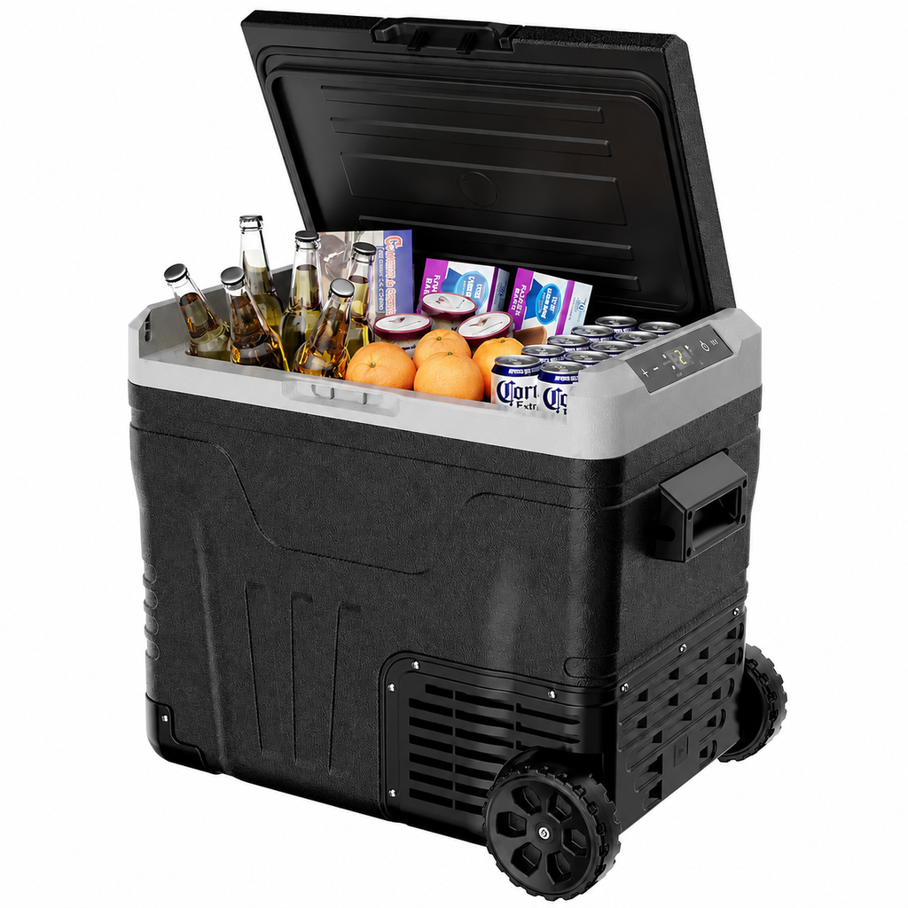 50L Portable Fridge Freezer – DC/AC Powered, Ice-Free Cooling Anywhere