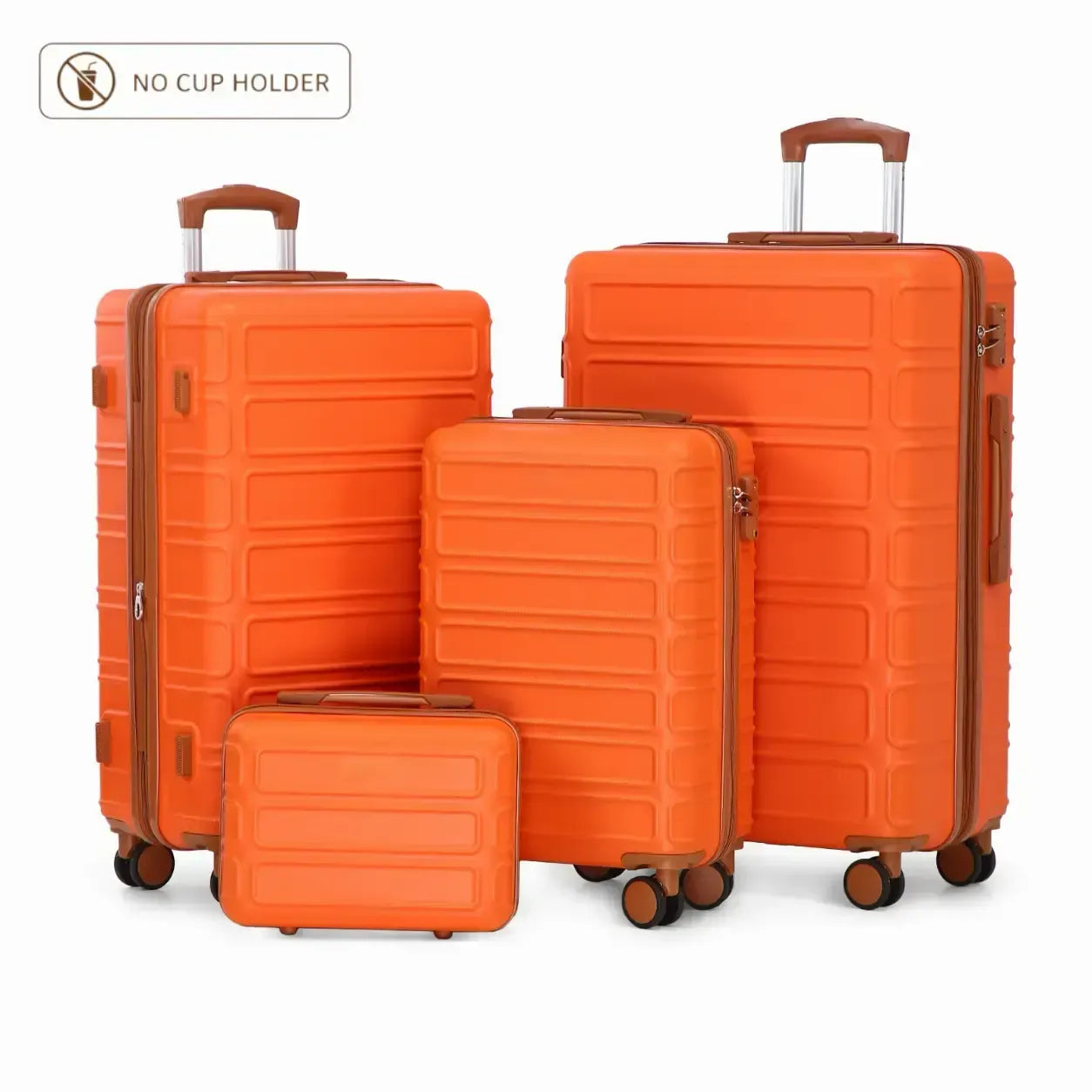 4-Piece Expandable Luggage Set – Durable Hardshell Suitcases with TSA Lock & Spinner Wheels for Smooth Travel