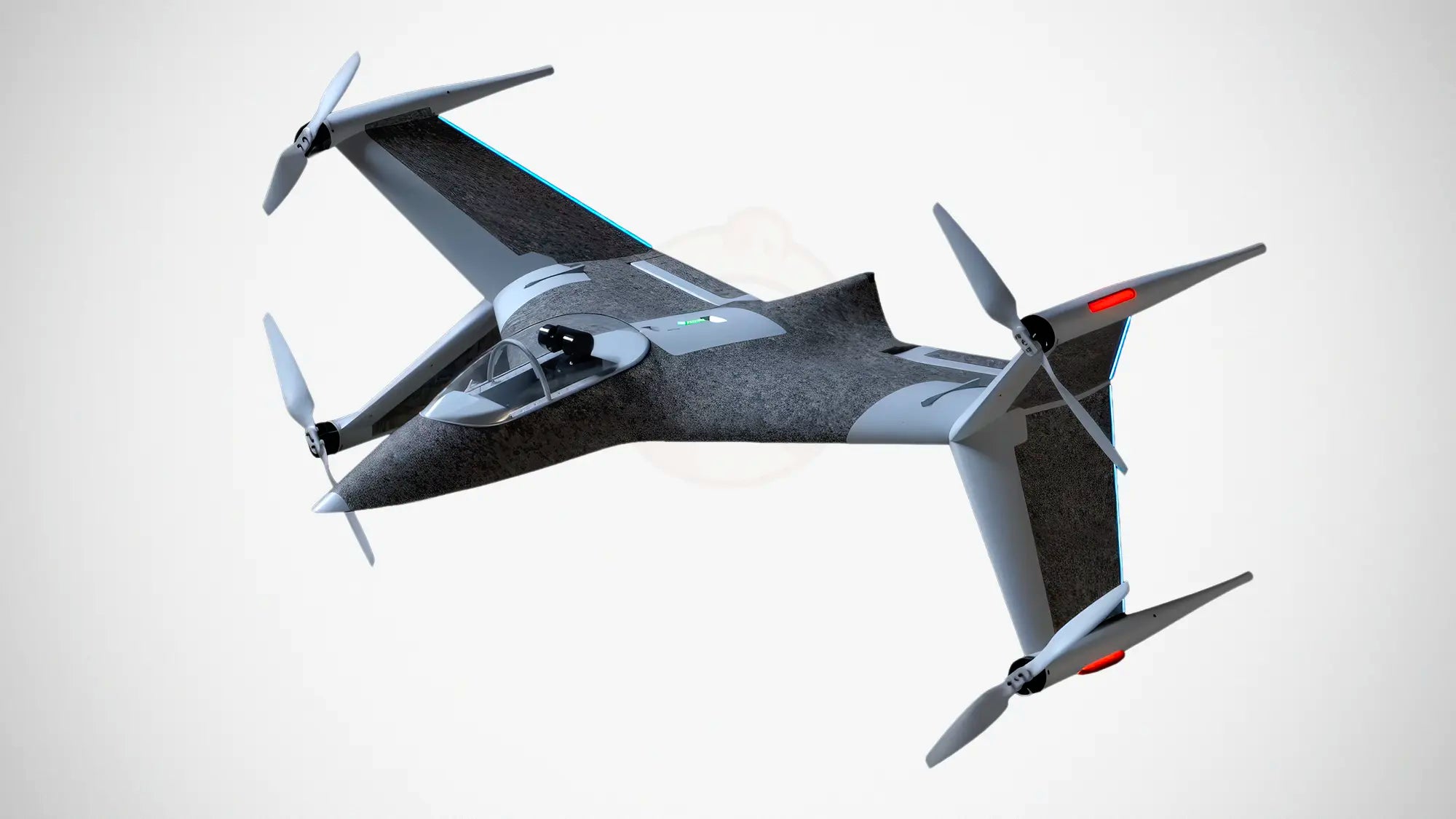 Flywing 1000mm XWing Fighter VTOL FPV with GPS and H-ACE Stabilized RTF RC Plane