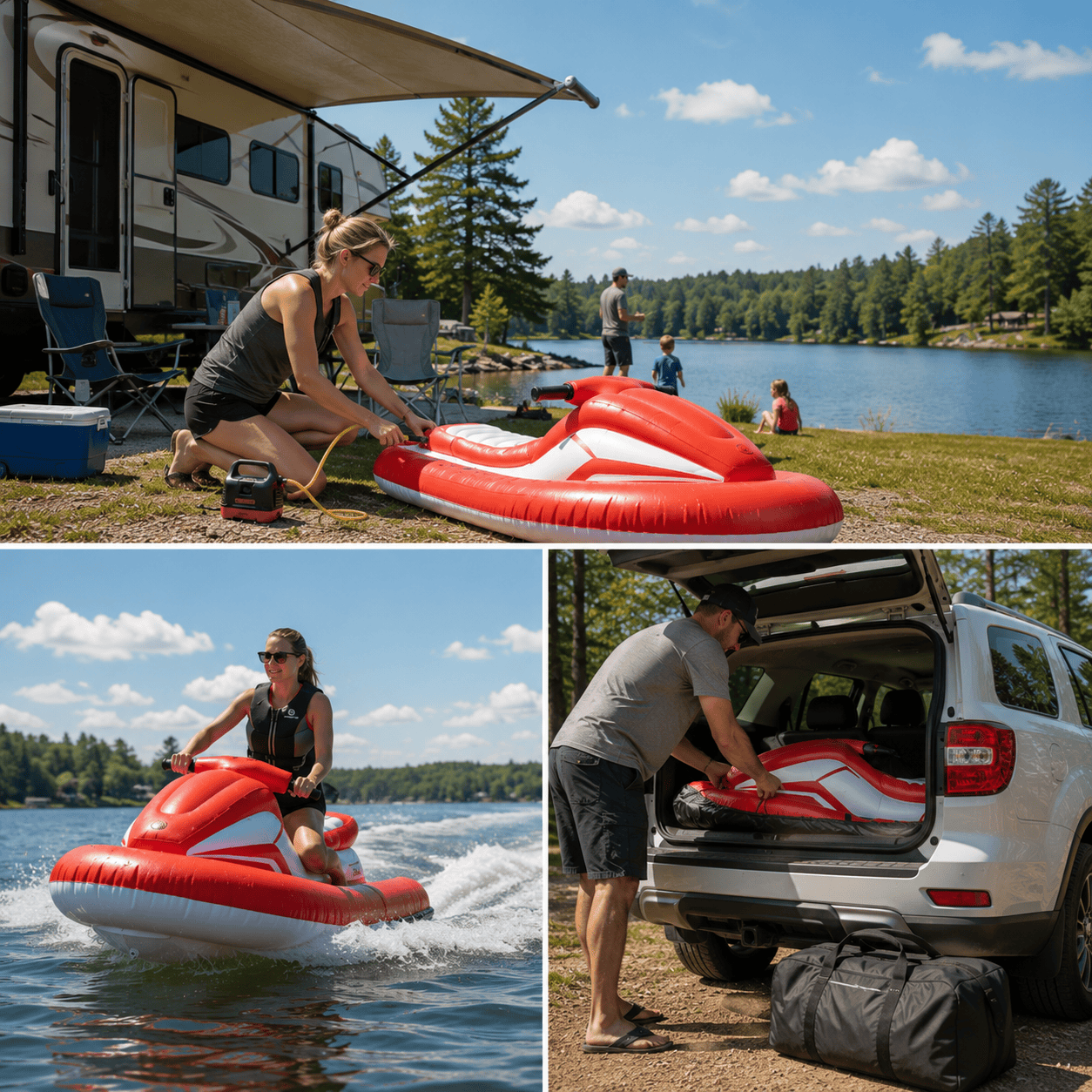 Portable Motorized Inflatable Water Scooter