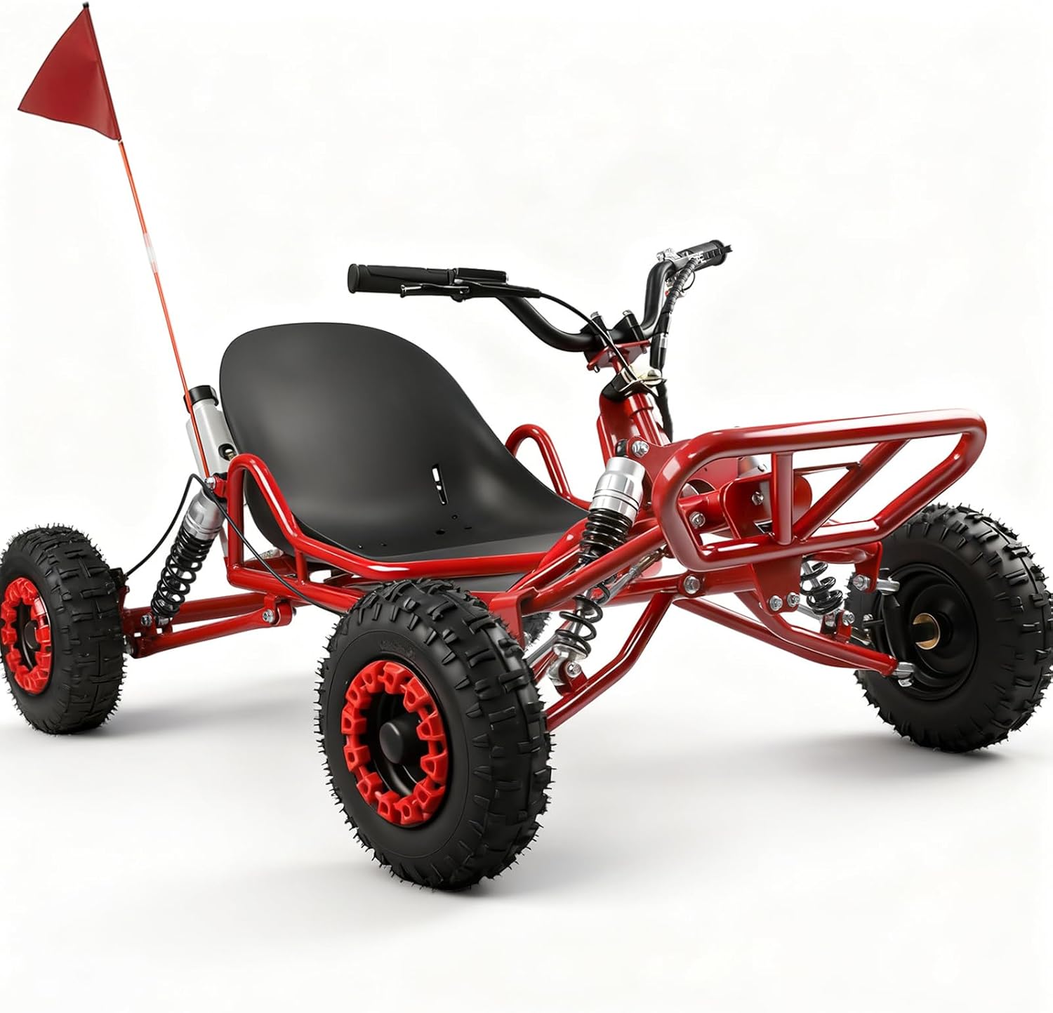 Gas Powered Go Kart, 2 Stroke Go Kart for Adults & Kids with Premium Steel Tubular Frame