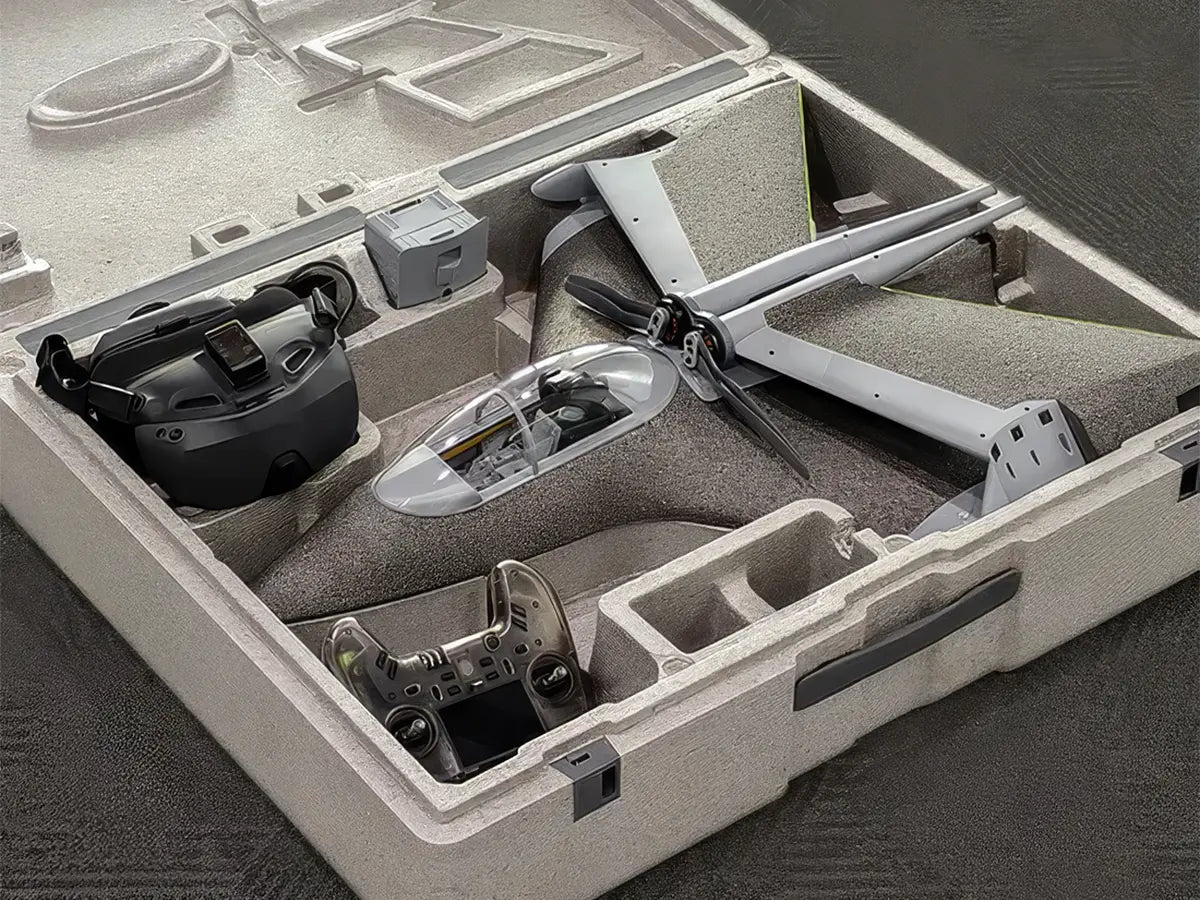 Flywing 1000mm XWing Fighter VTOL FPV with GPS and H-ACE Stabilized RTF RC Plane