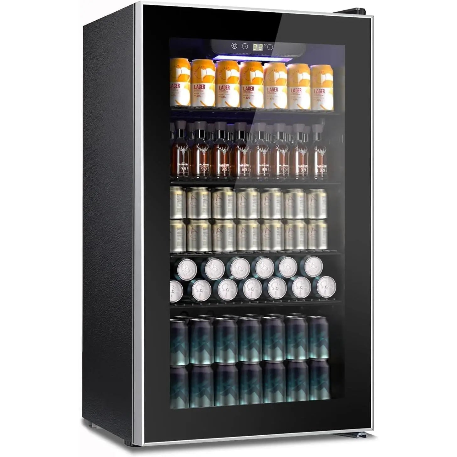 COWSAR Beverage Refrigerator Mini Fridge 48-130 Can