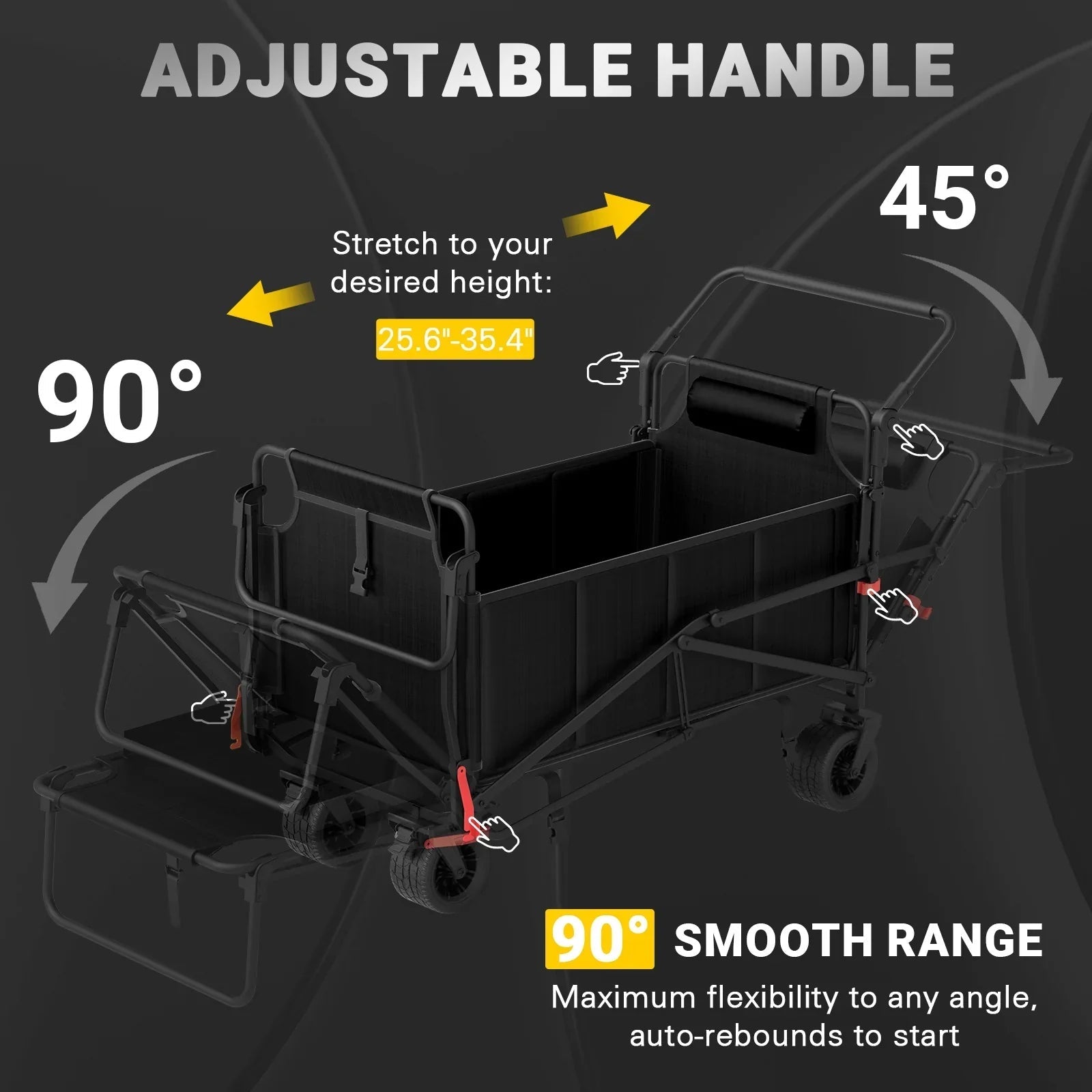 2-in-1 Multifunctional Folding Wagon Car