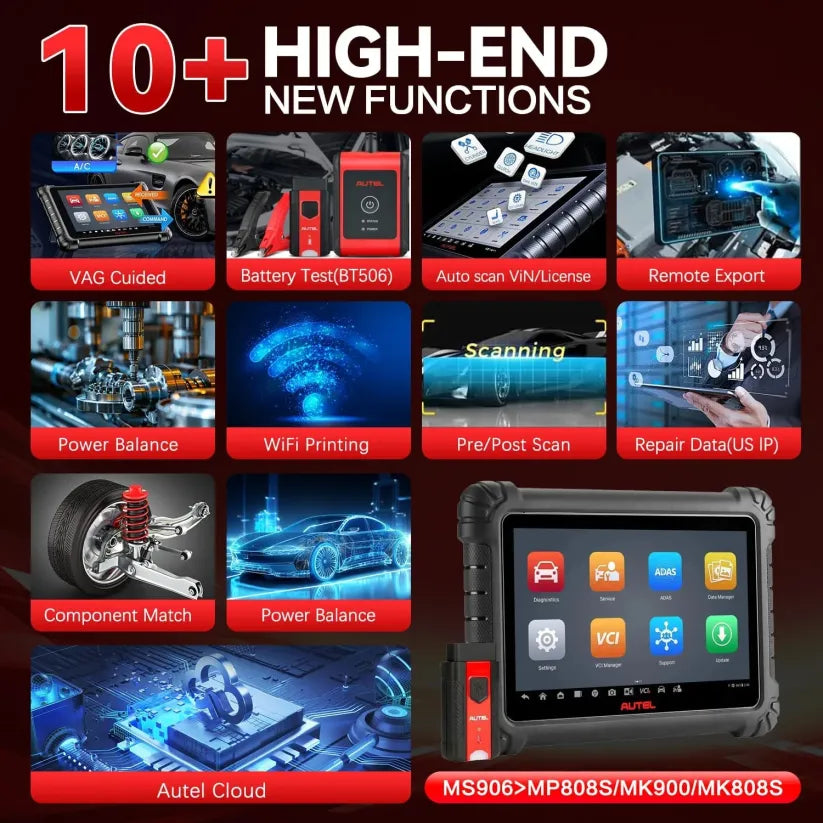 Autel MS906MAX Professional Automotive OBD2 Scanner