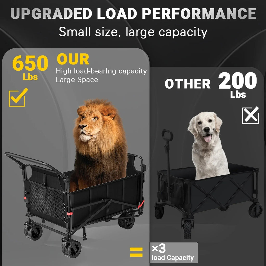 2-in-1 Multifunctional Folding Wagon Car